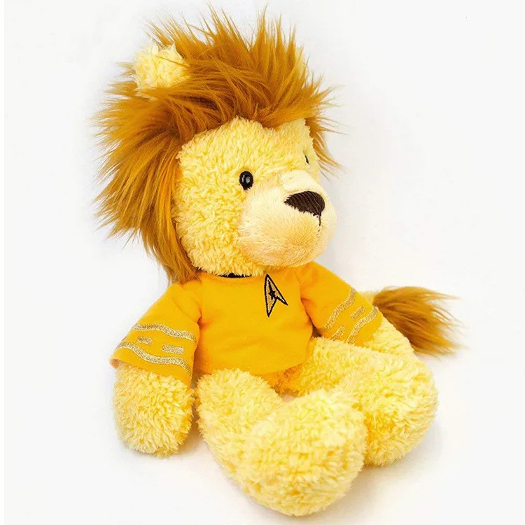 Custom New Arrival Cute Funny Stuffed  Plush  Dressed Clothes  Lion  Animal Kids Toy