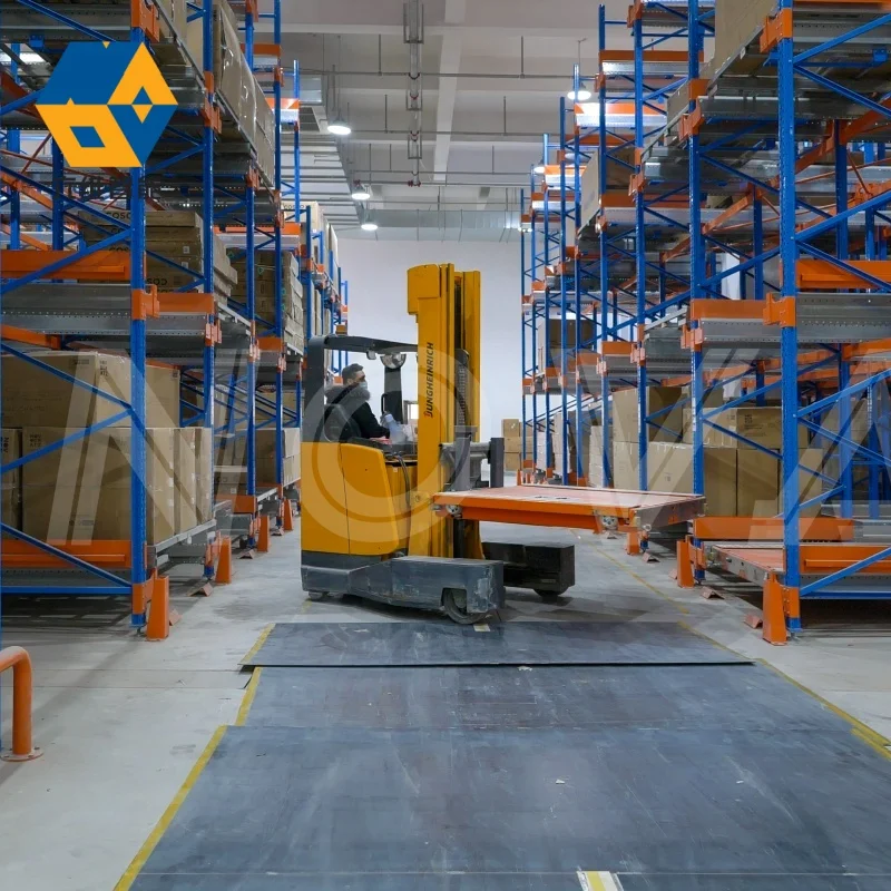 High Quality Customized Heavy-Duty Steel Pallet Shuttle Rack Warehouse Storage Radio Shuttle Racking System China Manufacturer