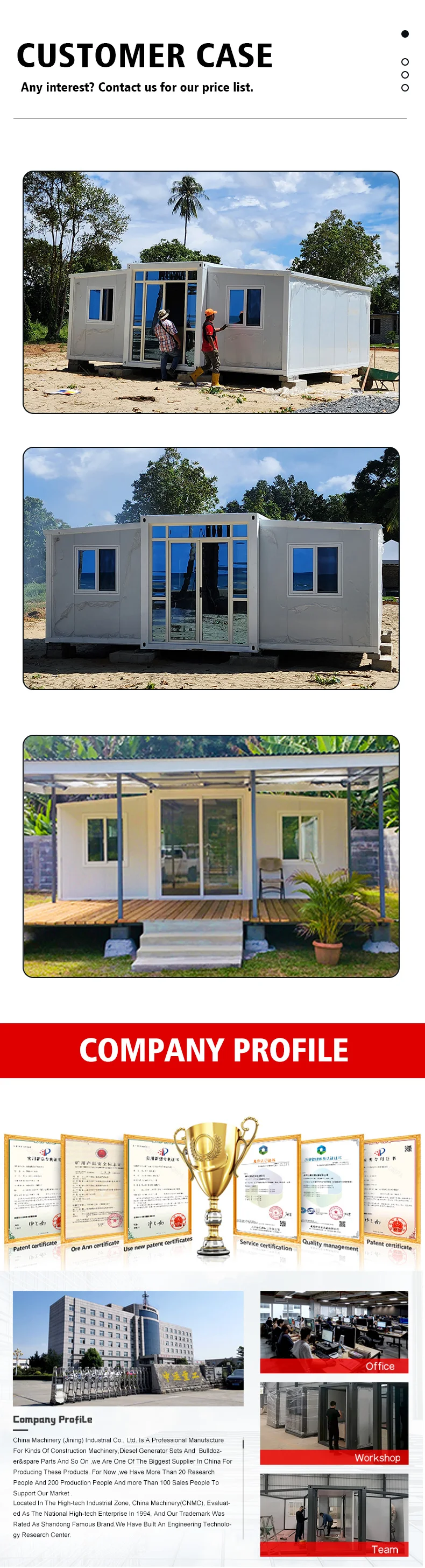 20ft 40ft Modular Folding Container House Camping Foldable Small Tiny ...