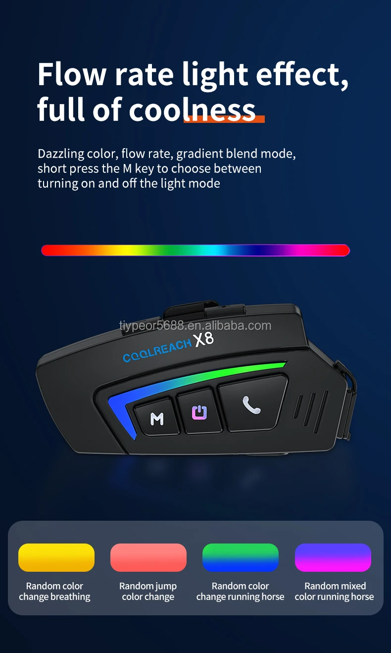 product tiypeor motorbike helmet wireless headphone earphones helmet motorcycle waterproof headset speaker with hd microphone-8