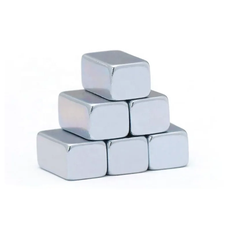 Super Strong N35 Permanent Neodymium Magnet Zinc Plating Block