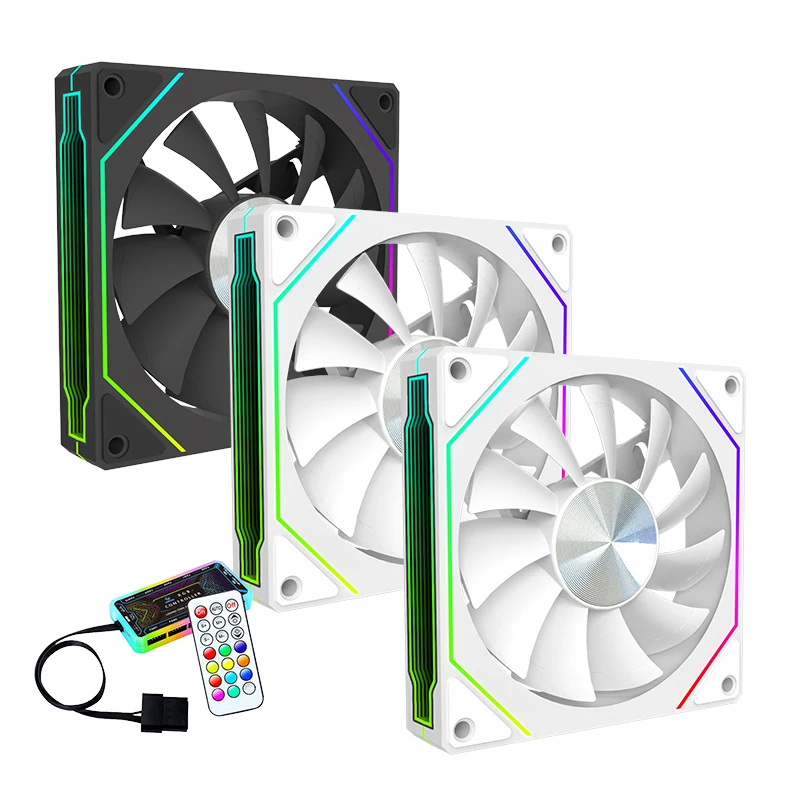 风扇和冷却定制静音rgb风扇，带控制argb 6PIN PWN Lovingcool工厂批发