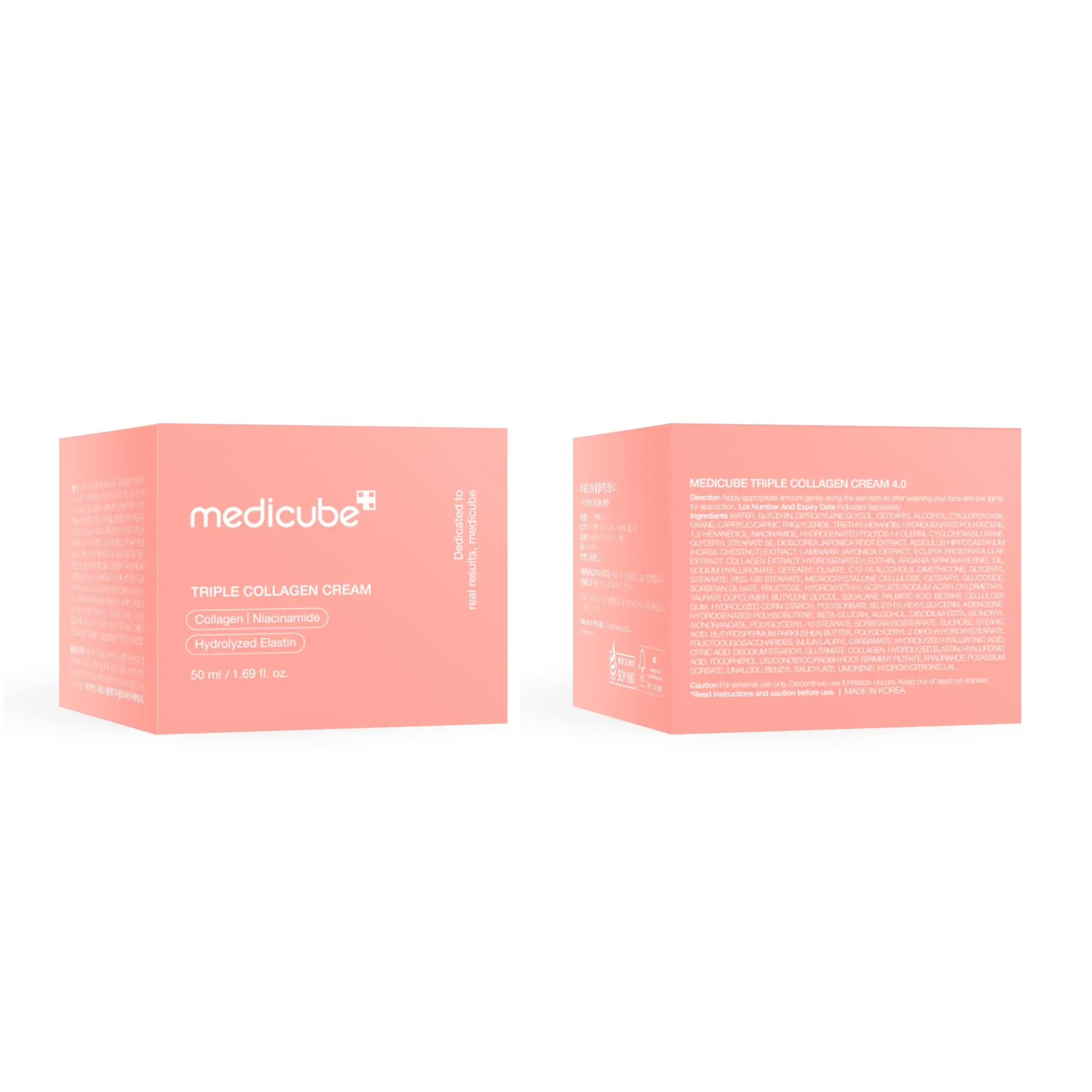 Wholesale Customized Korean Skin Care medicube Triple Collagen Cream with Hyaluronic Acid Elastin Moisturizing Firming