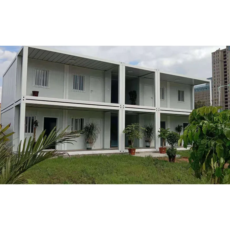 Customized Modern Box Type House Designs Modified Shipping Container with Steel and Sandwich Panel for Villas