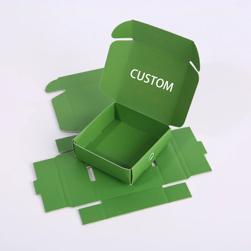 Boîtes-cadeaux jetables pliantes en papier blanc artistique personnalisées avec embossage pour légumes et livraison express