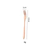 rose gold small head fruit fork