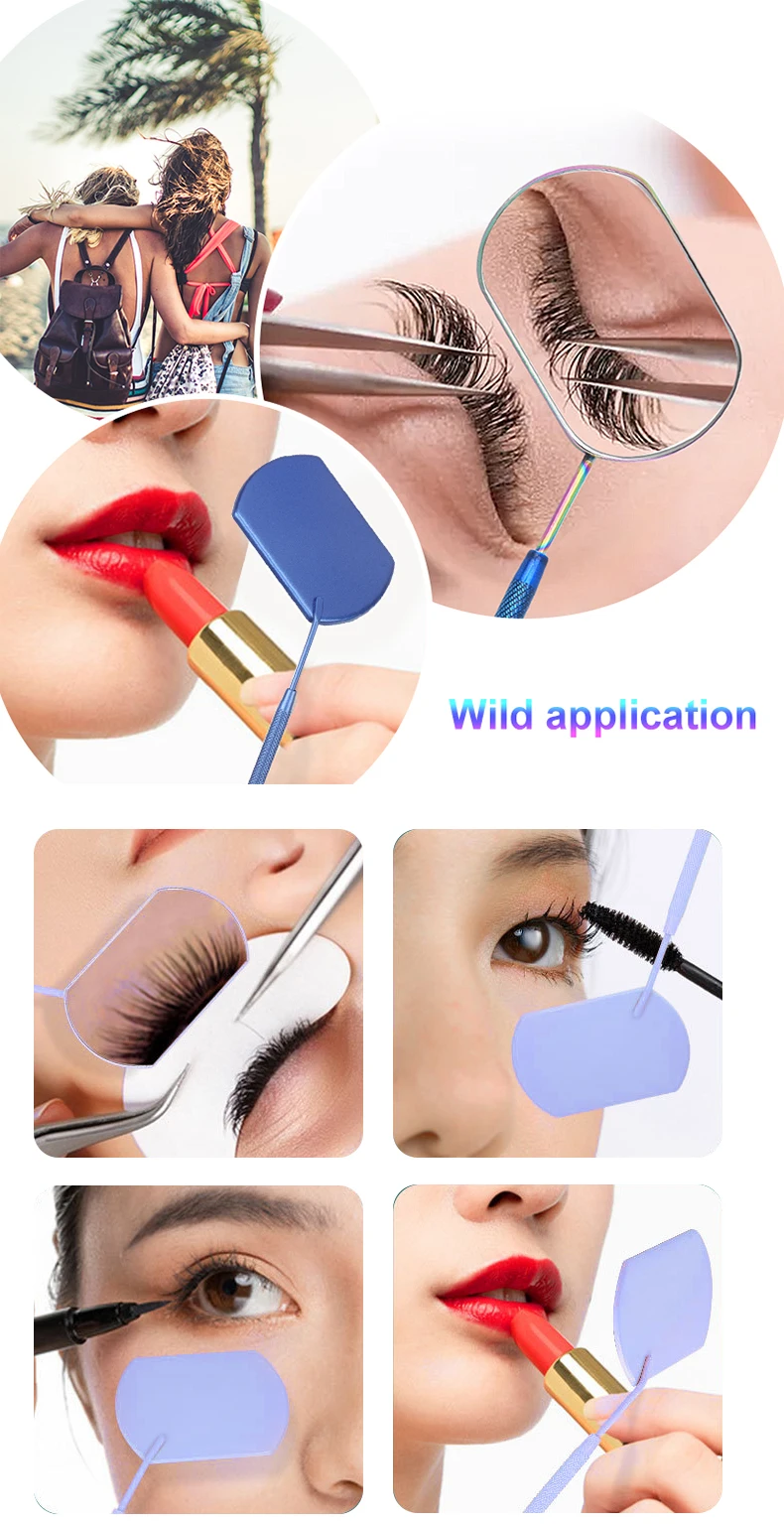 Professional Makeup Mirror Eyelash Extensions Accessories Stainless
