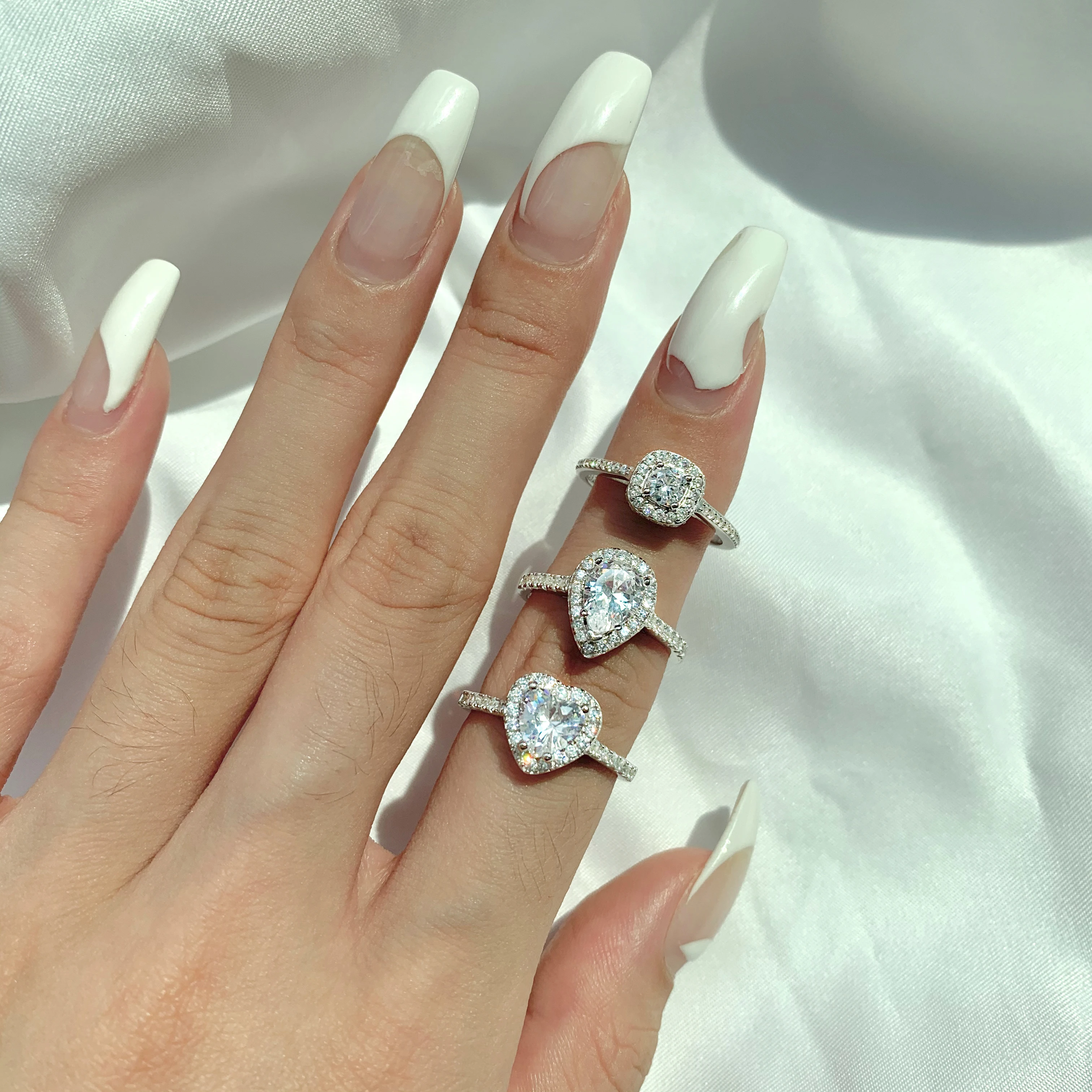 Silvershake 2.44ct Green Amethyst Solitaire Ring, 10x8mm Oval In White Gold Plated Sterling Silver