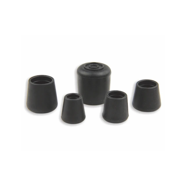 Hyderon 10mm 20mm 28mm 30mm Round Chair Leg Covers Floor Protector Rubber Plastic Chair Leg Caps Chair Leg Covers for Pipe