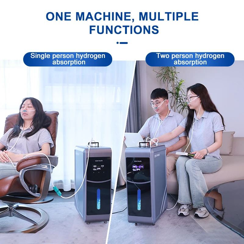 PEM Brown Gas Generator HHO Hydrogen Inhilation 1800ml Oxyhydrogen Machine Hydrogen Therapy 3000ml Molecular Hydrogen Generator