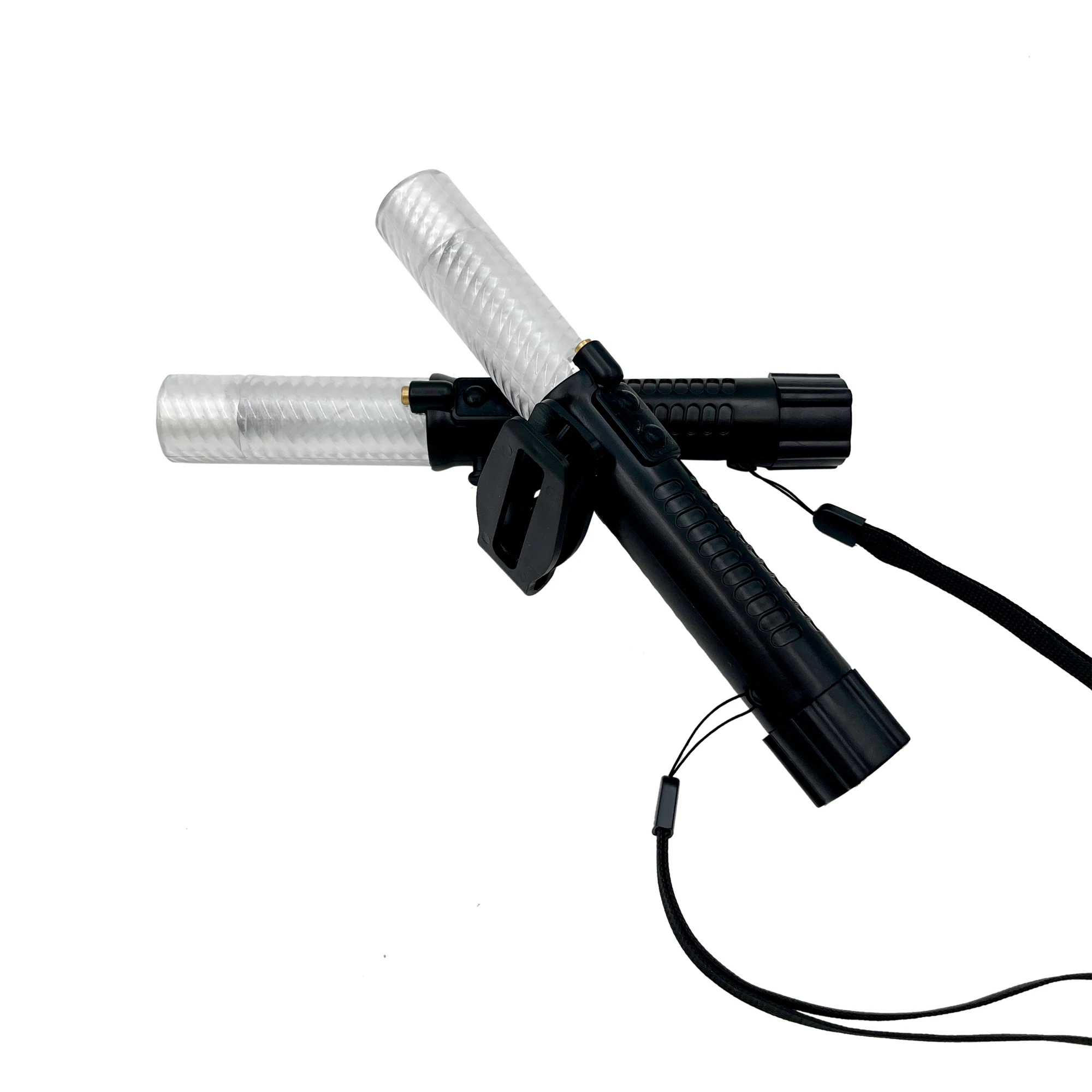 Multifunction LED Traffic Baton with Laser Whistle Rechargeable Flashing Wand Baton