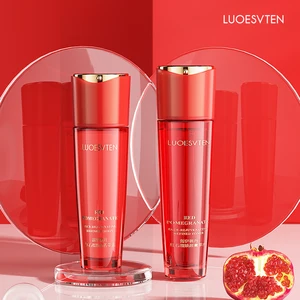 Factory Luxurious Brand Pomegranate Face Cleanser Toner Lotion Serum Cream Skincare Set Products for Skin Care Brand