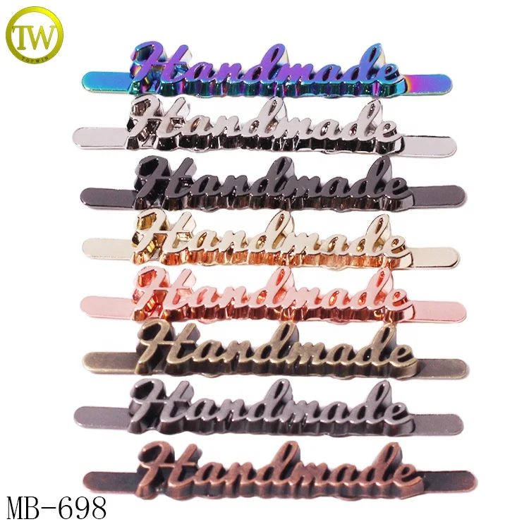 Sac Accessoires de Matériel De Marque En Métal Gravé Logo Plaque  Étiquettes, Étiquettes de Logo En Métal pour Sacs À Main