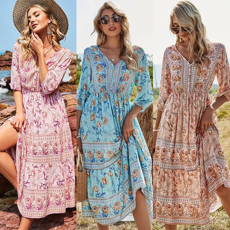 bohemian summer dresses 2021