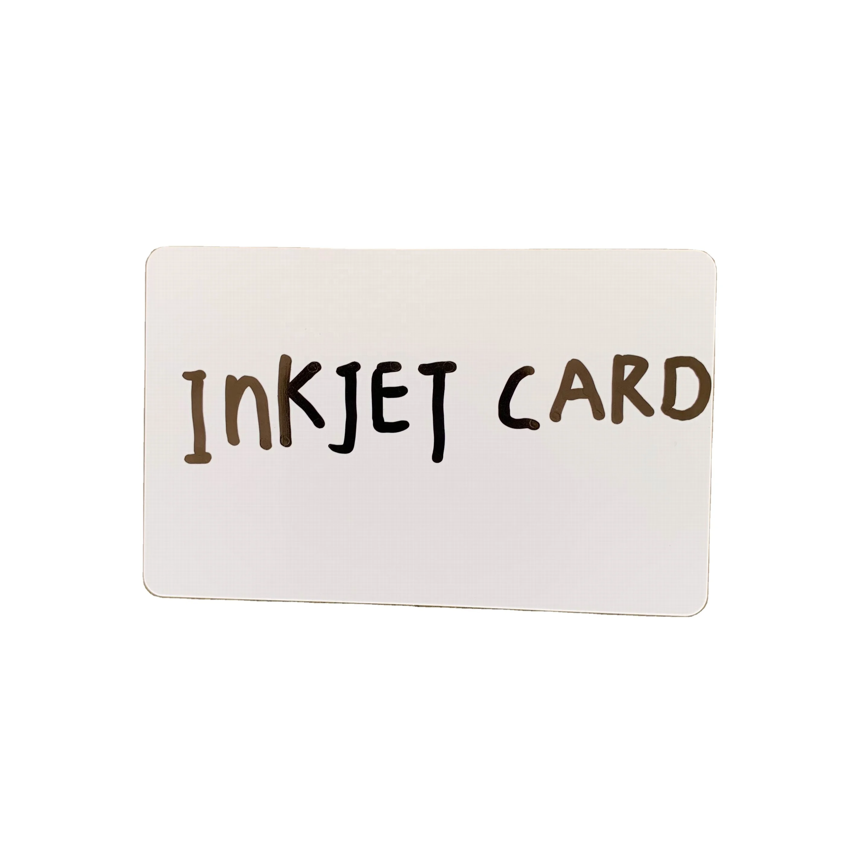 white blank inkjet  pvc  card    PVC INKJET CARD 85.5*54mmx0.80mm for Epson or Canon inkjet printer from China