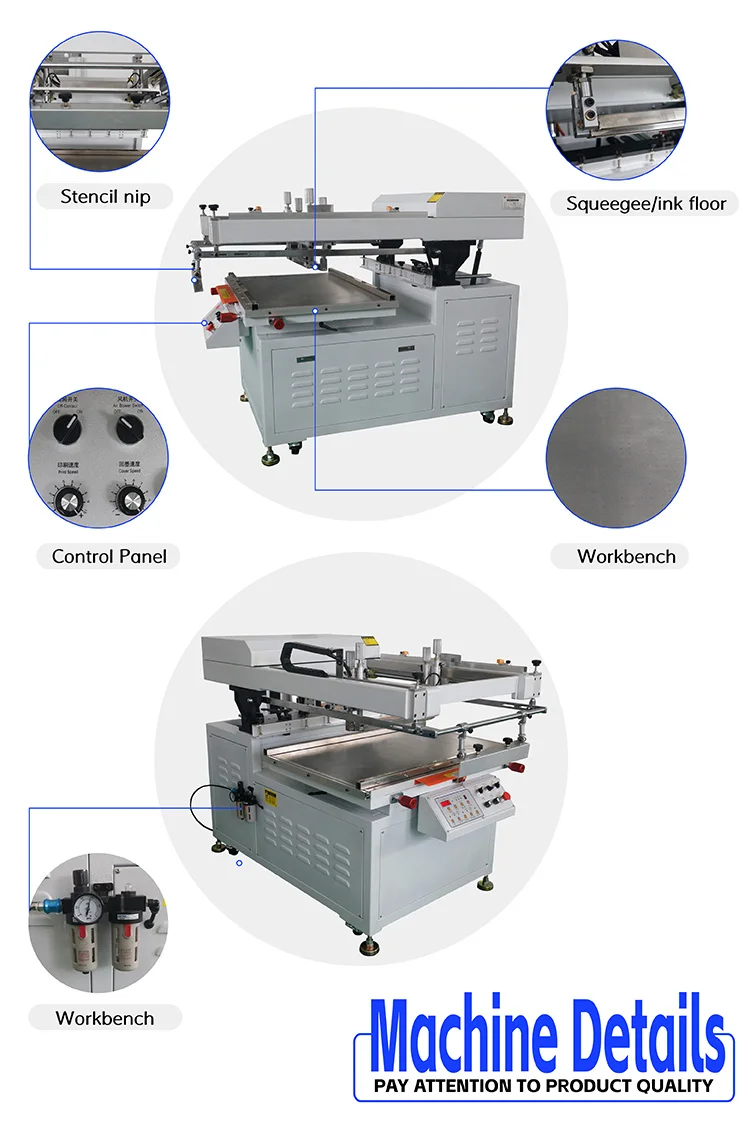 Semi Automatic Heat Transfer Film Silk Screen Printing Machine Printer