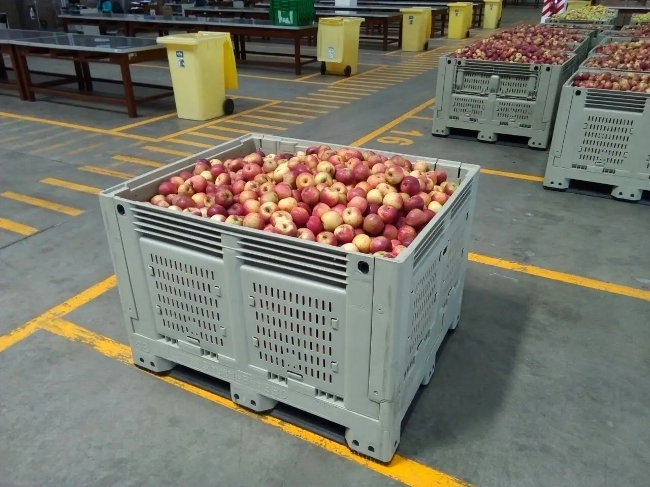 HUADING Recyclable Heavy-Duty Customized Folding Shipping Collapsible Pallet Box Logistical Cargo & Storage Equipment