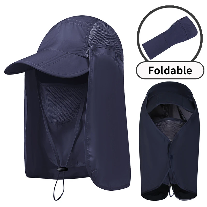 FF1416 Hiking Fishing Golf Sun Hat Adjustable Quick Drying Visor