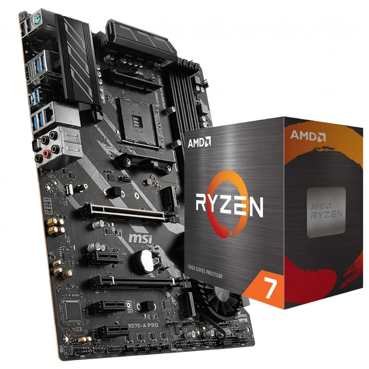 Used MSI X570-A PRO ATX AMD Motherboard for Ryzen CPUs