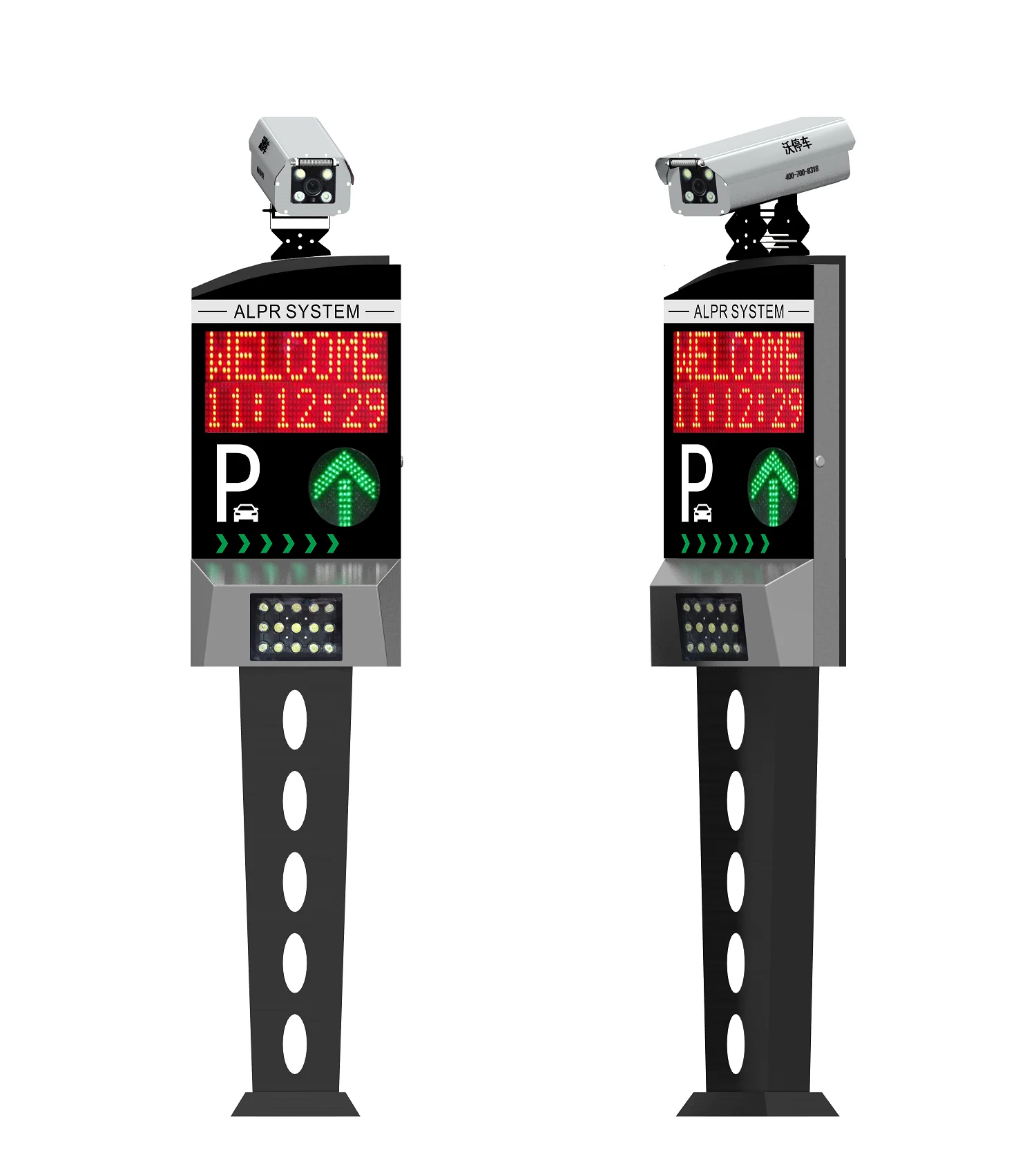 Multi-level LPR Car parking Management license plate recognition system