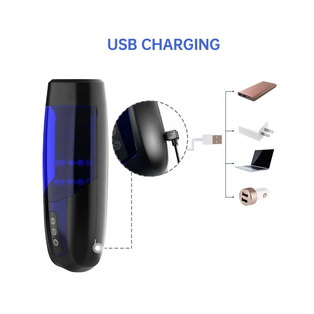 Masturbator Automatic With Powerful Vibrating Thrusting Sucking Masturbation for Men