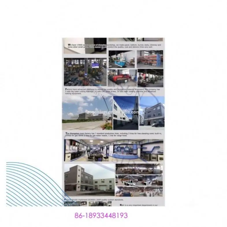 Печь с 6 горелками из нержавеющей стали плиткой запчасти для газовой плиты