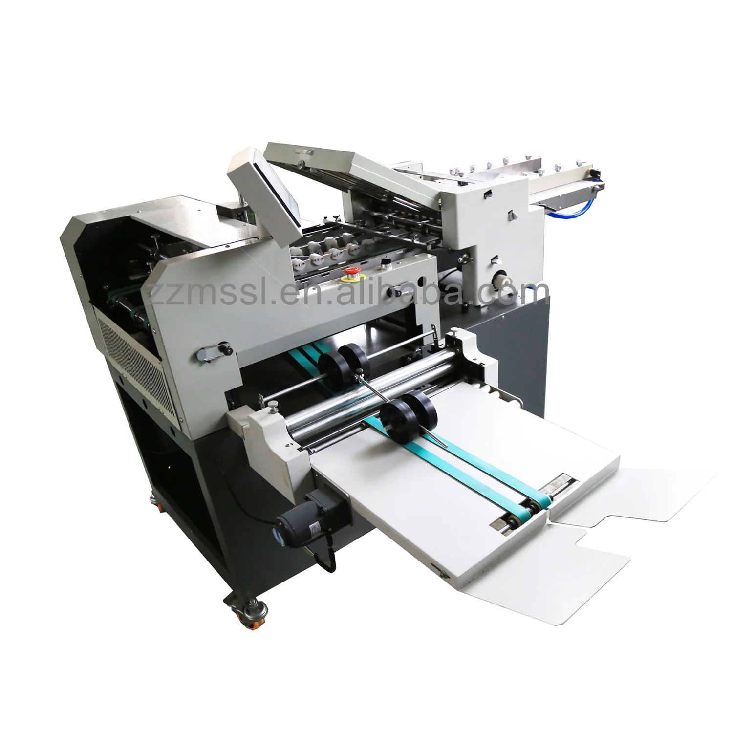 Cross Folder Machine MT-ZY380K Industrial Automatic High Speed Cross Folder Paper Folding ...