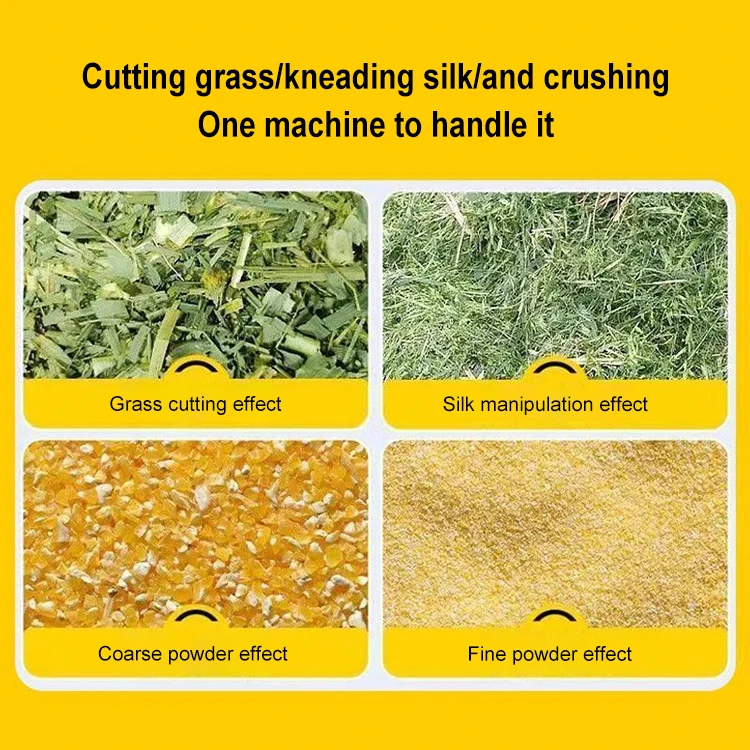 diesel Chaff Cutter Machine Mini Chuff Straw Crusher Poultry Animal Cattle Feed Making Grass Shredder Silage Chopper