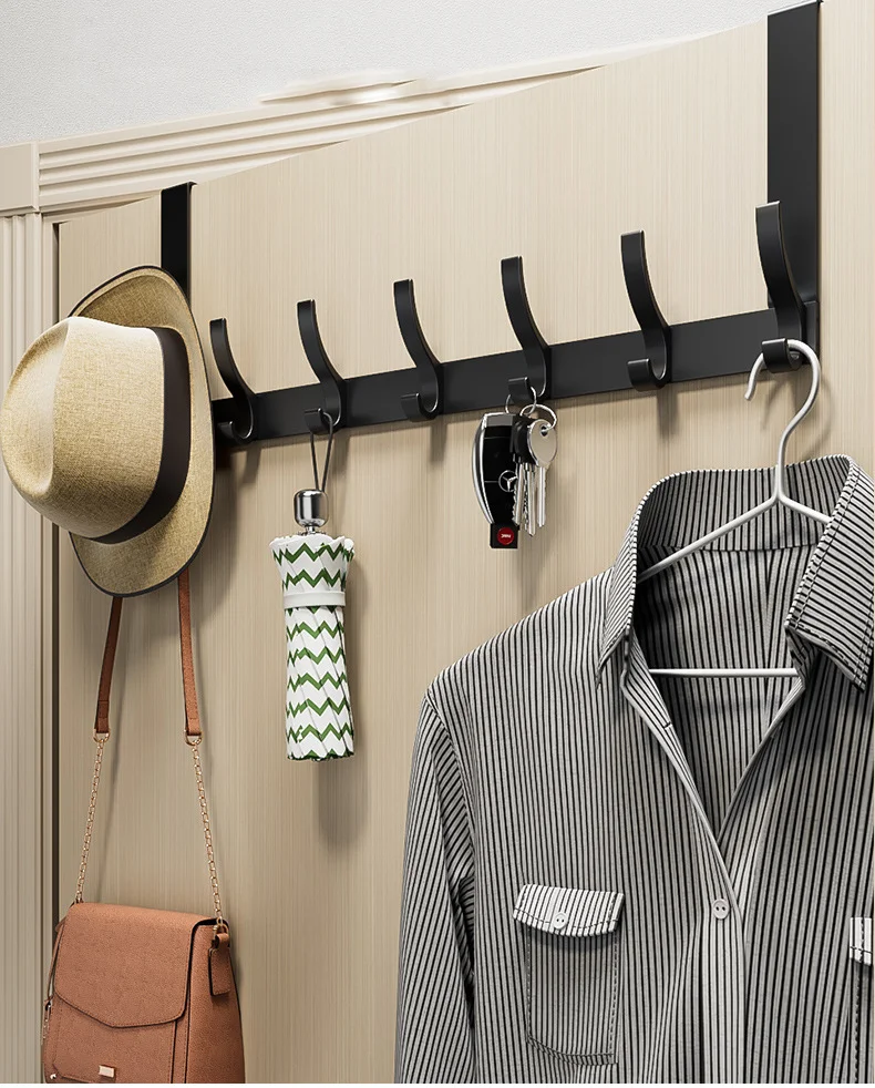 Metal Clothes Coat Hanger Door Storage Rack Over The Door Hooks Buy