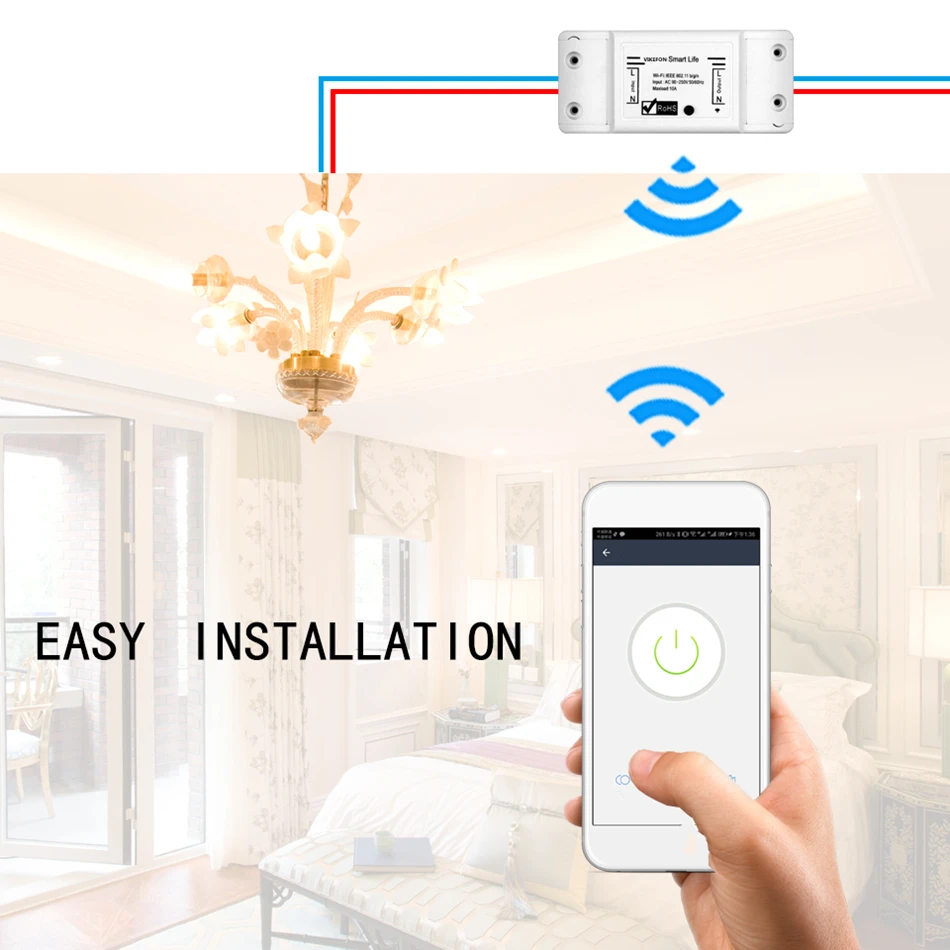 Wholesale DIY WiFi Smart Light Switch Universal Breaker Timer Smart Life  APP Wireless Remote Control Work with Alexa Google Home Smartlife From  m.