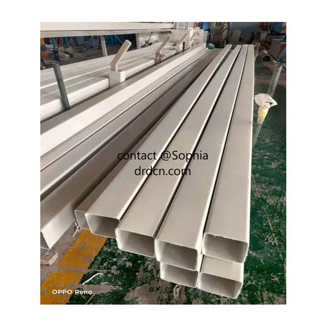 Full Specification Hydroponic Tube square PVC Pipe Hydroponic Channel Pipes for NFT System