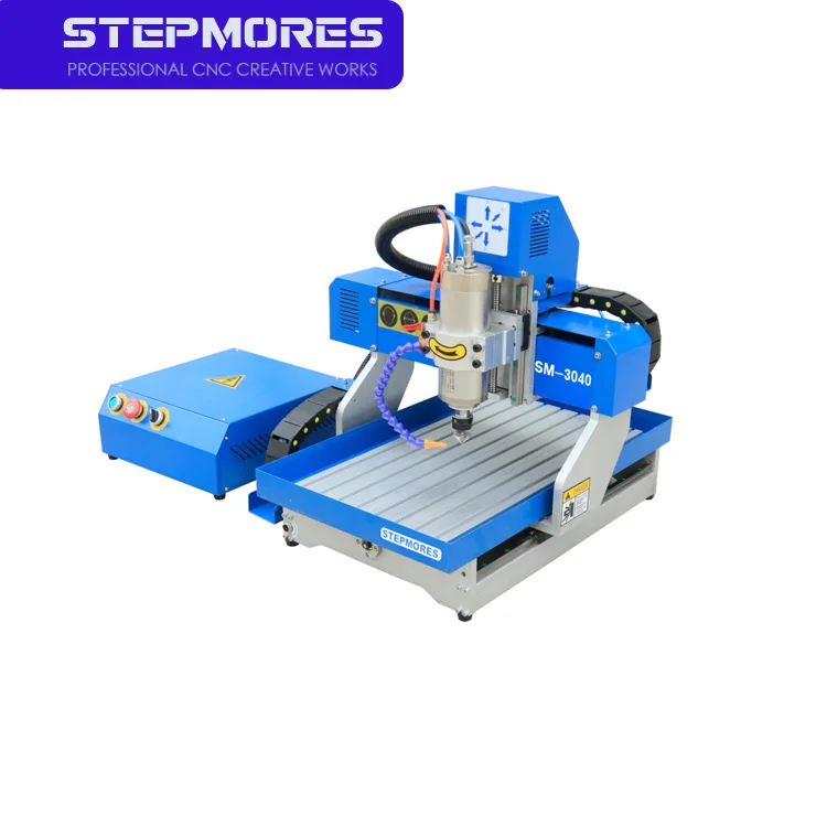 Metal Cnc Milling Machine  Router Cnc 3040  Wood Router Ncwork Controller 1.5kw Spindle with Water Sink