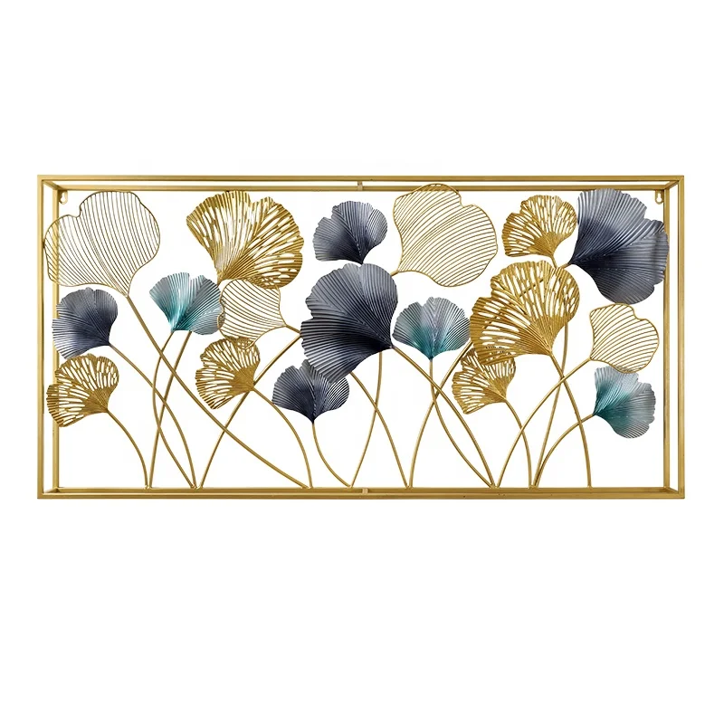 Large Handmade Ginkgo Leaf Design Decorative Wall Hanging Home Decor Art and Craft