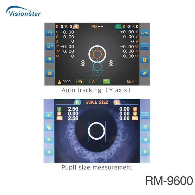 RM9600 Optometry Autorefractor Computerized Eye Testing Machine Optical Auto Refractometer Price