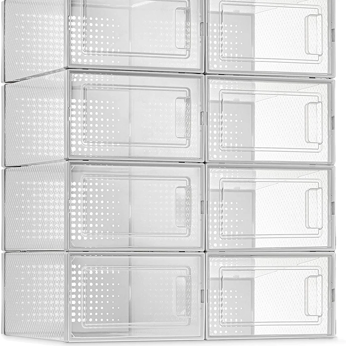 Новый дизайн 2022 демонстрационный кейс для обуви прозрачный органайзер хранения кроссовок шкафа прозрачные коробки