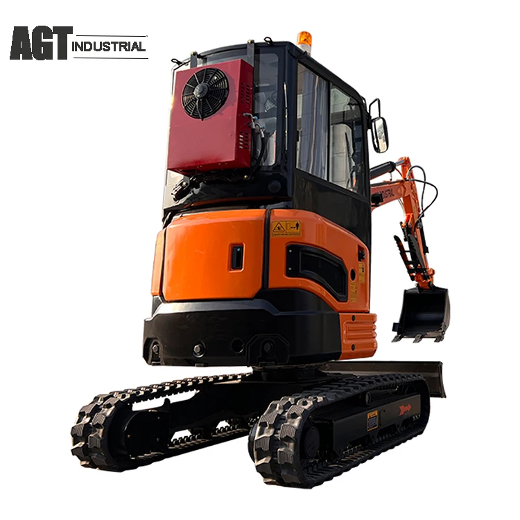 AGT MINI DIGGER EXCAVATOR WITH SWING BOOM and Hydraulic THUMB WITH YANMAR DIESEL
