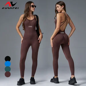 Best Seller One-piece Jumpsuit Cut-out Slimming Running Fitness Sports Fitness Seamless Yoga Sets
