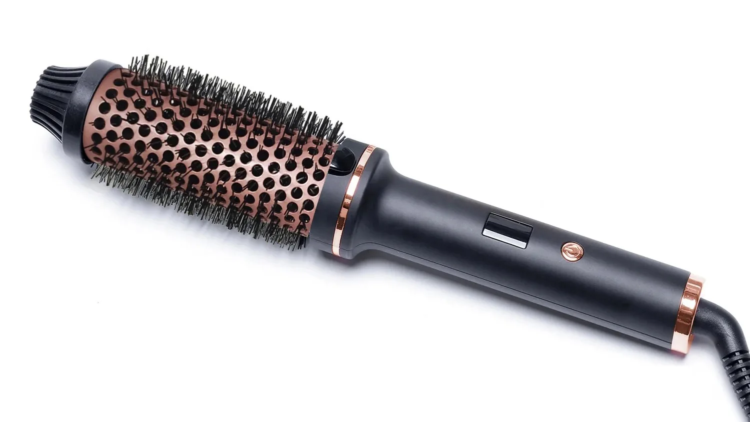 Electric 3 In 1 Heated Volume Brush Anti Scalding Hair Straightener 1.5 Inch Curling Comb Hair