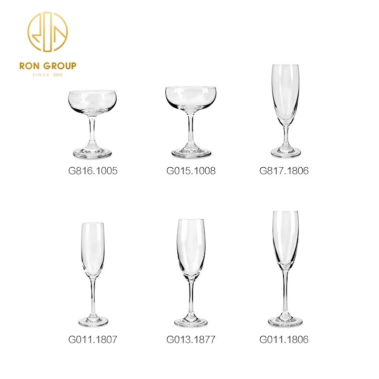 Set of Four Ranelagh Small Wine Goblets - Clear