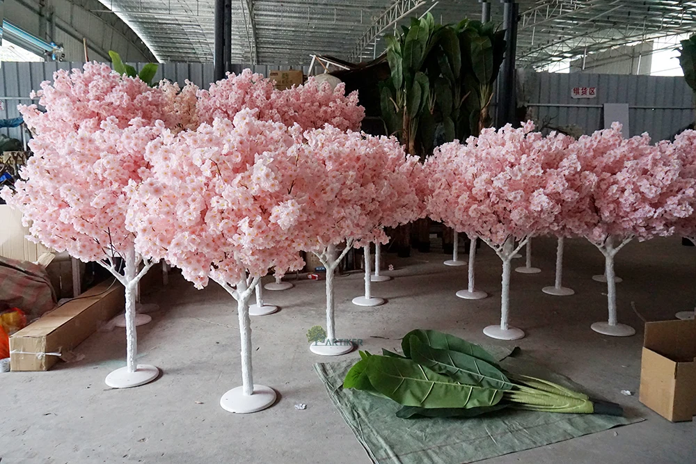 Wedding Table Centerpiece Ornament Tree Silk Artificial Cherry Blossom Tree