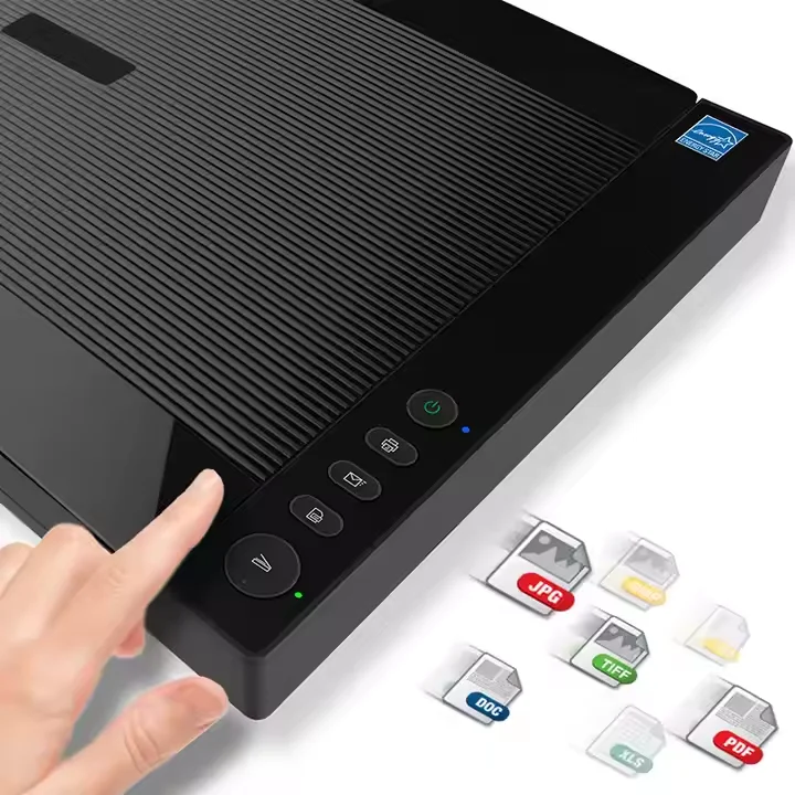 Scanner A3 à Plat Pour Documents, 1200 DPI Pour Photos Et Livres, Avec Source De Lumière LED, Balayage Automatique 30,5 X 42,7 Cm En 8 Secondes, Pour Bibliothèques Et écoles