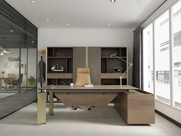 Buy Large L Shaped Contemporary Executive Office Desk Modern Office Desk  Executive Desk Luxury Office Furniture from Guangzhou Sunshine Furniture  Co., Ltd., China