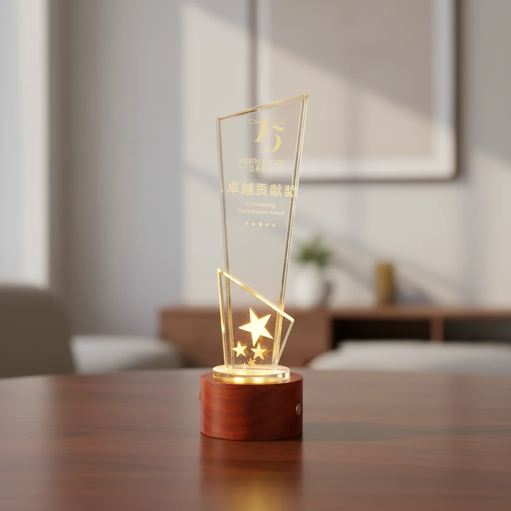 Souvenir en cristal très vendu, plaque honorifique en cristal K9, trophée, récompense personnalisée en cristal