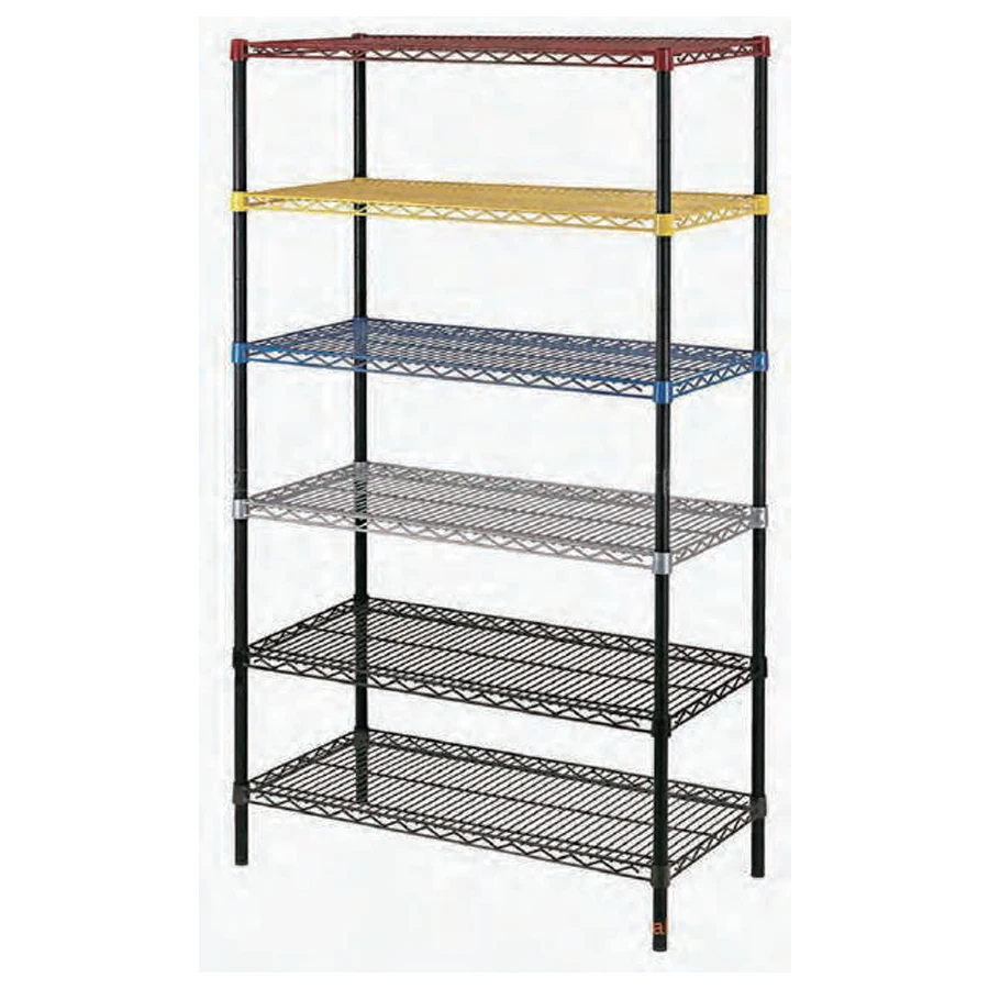 Wholesale Storage/Restaurant Shelves 4 Tier Powder Coated Steel Wire Shelves