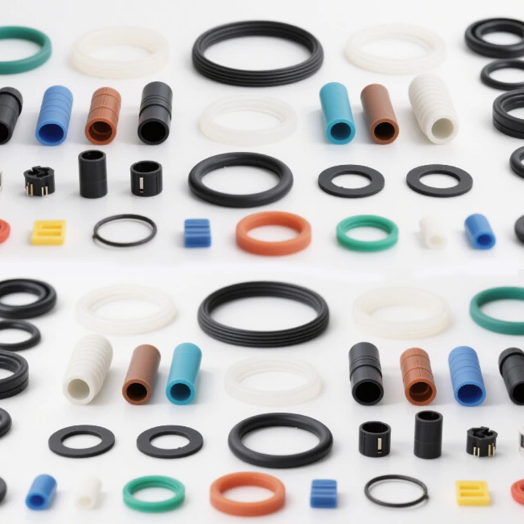 Custom Insulation  High-Temperature Resistant Silicone Rubber Components Gaskets & Seals  for Electrical Equipment