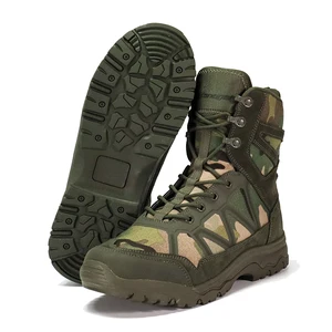 Hanagal OBM ODM Custom Manufacturer Wholesale Rubber Leather Camouflaged Hunting Boots Por Unidad