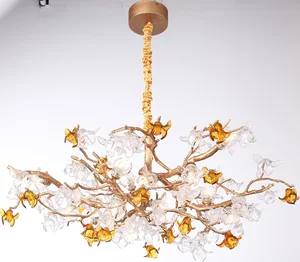 ECOJAS New Design Chandelier for Villa Hotel Restaurant Living Room Custom Pendent Light
