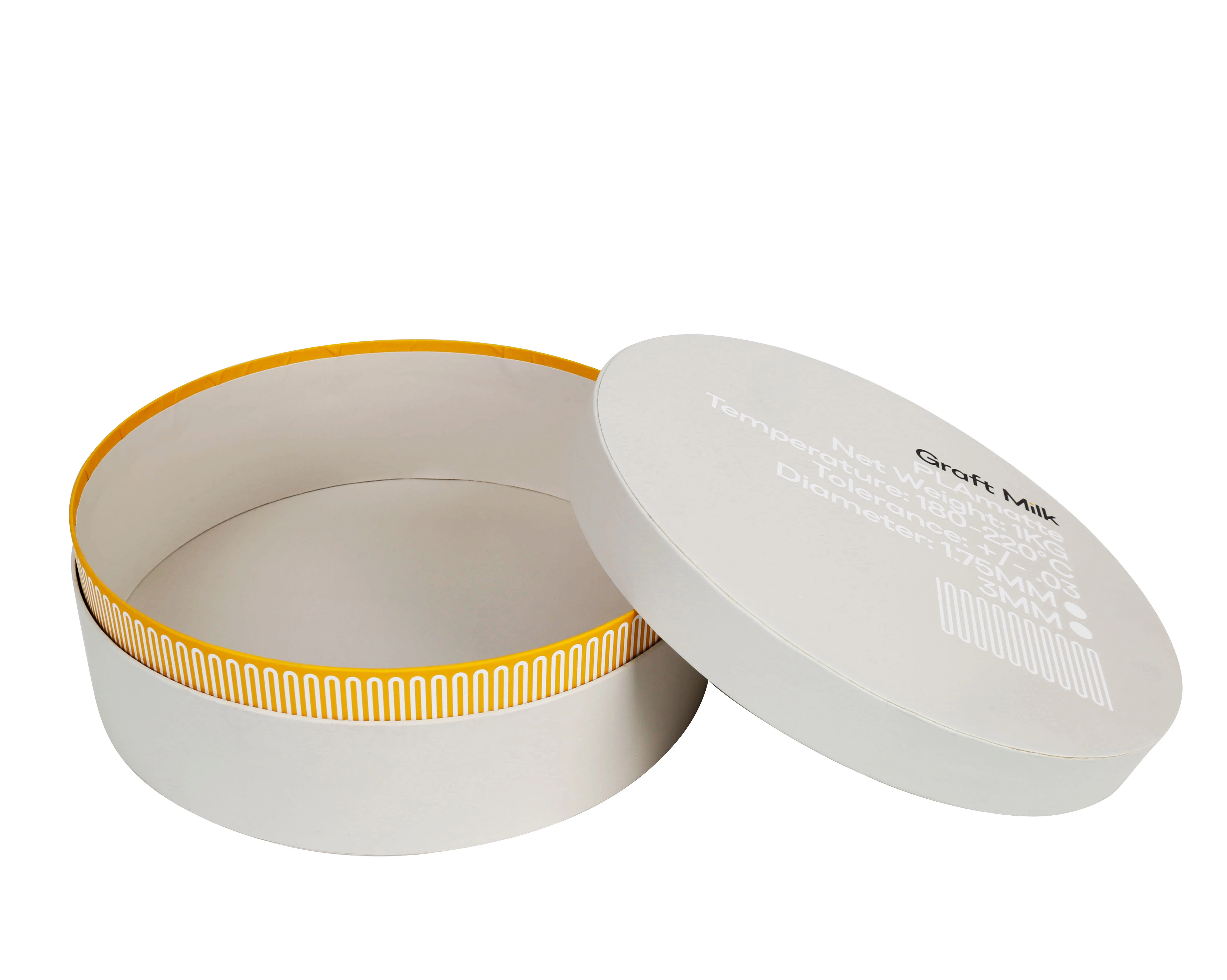 Eco Friendly Custom Round Cardboard Food Powder Nuts Box Snack Milk Box Packaging Paper Tueb Cylinder Box