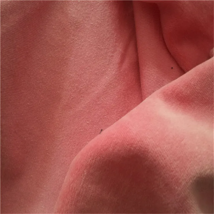 CVC Velvet Knit Fabric 80%Cotton 20%Polyester Velvet Fabric 80 Cotton 20 Polyester Knit Velour Fabric CVC 80/20 Velour Knit