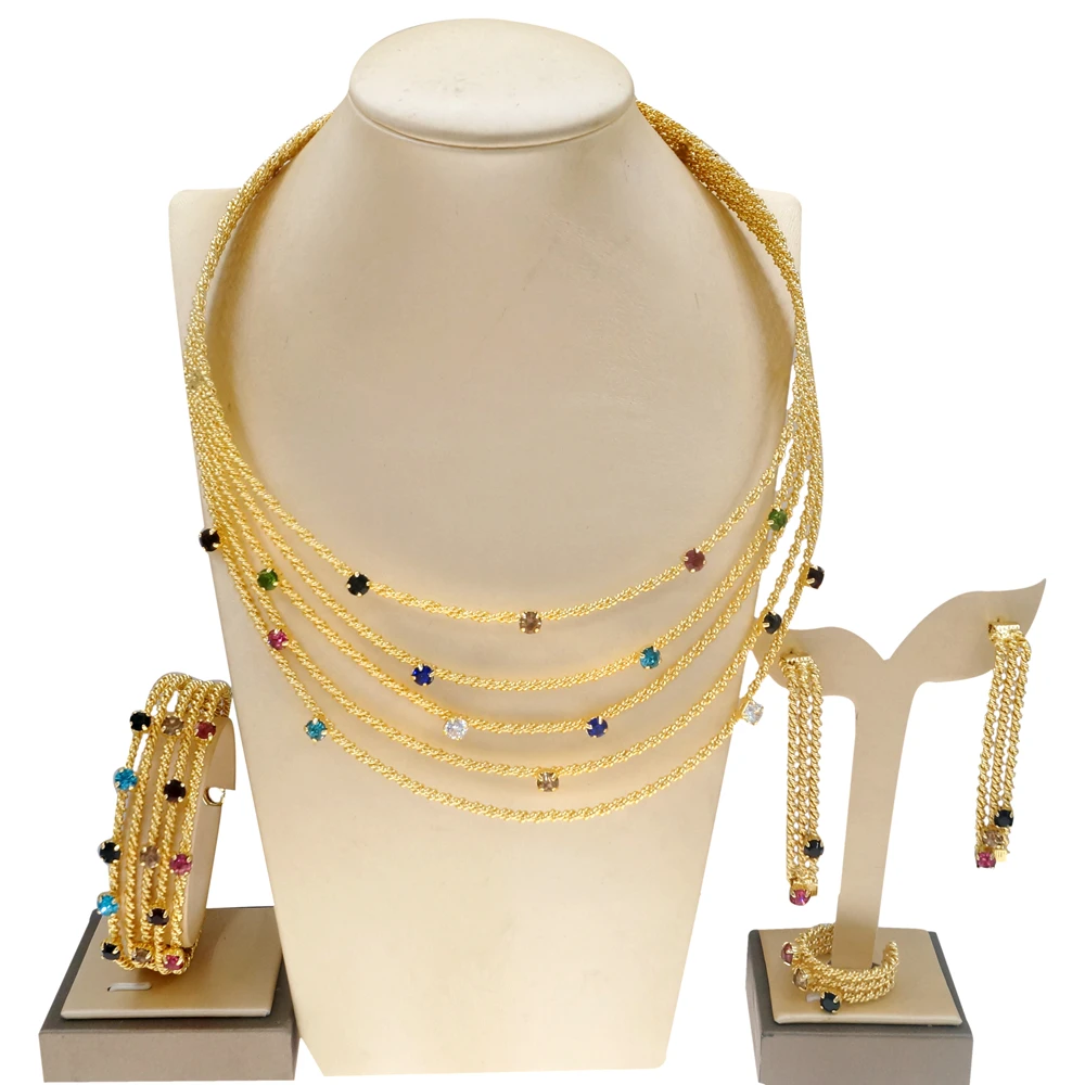Brazilian Gold Plated Jewelry Gold Layered Jewelry Wholesale